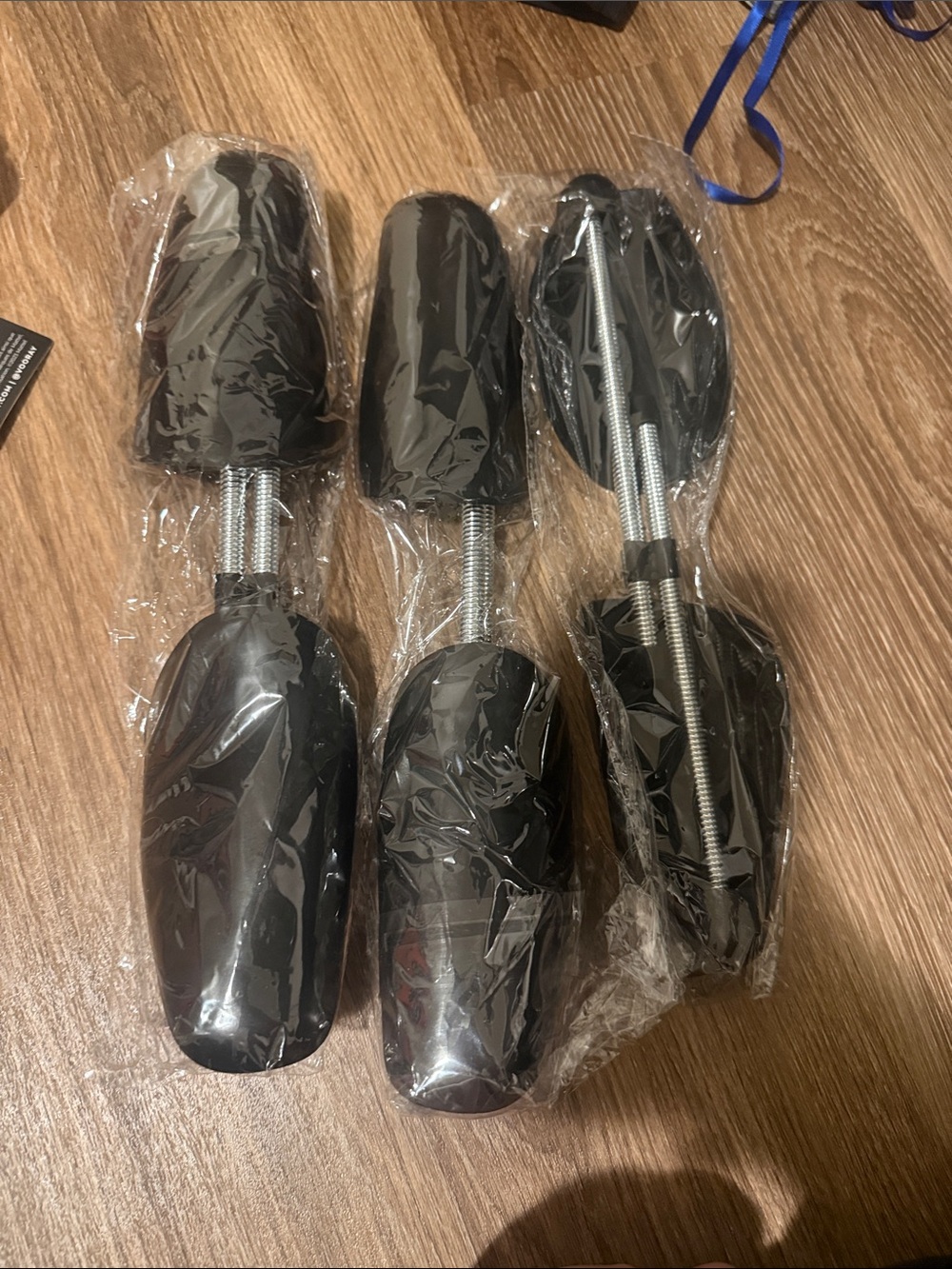 Black Adjustable Shoe Trees (Set of 3)